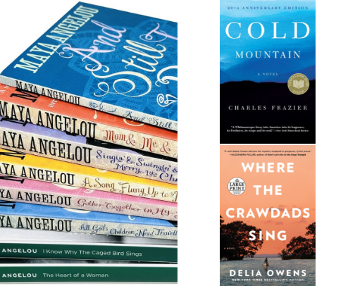 Novel and True North Carolina: A Reading List cover photo collage