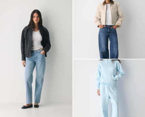 Aritzia necessities cover photo collage