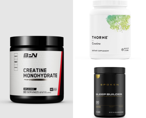 Nutrition and Supplements for Recovery & Strength cover photo collage