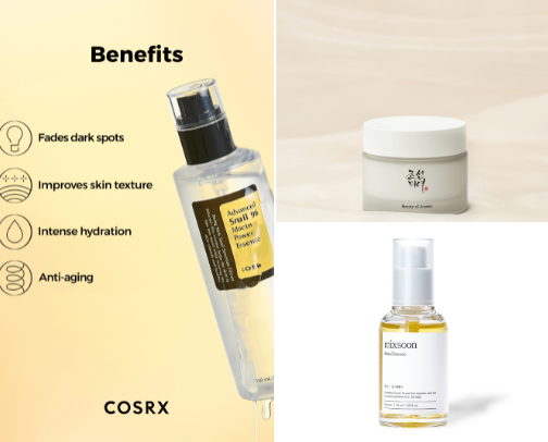 My top Korean Skincare cover photo collage