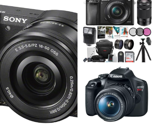 Guide for your first cameras cover photo collage