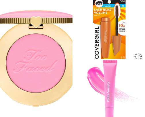 My favorite affordable makeup products cover photo collage