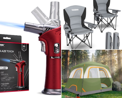 My cozy camping favourites👌 cover photo collage