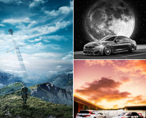 High Quality Metal Posters cover photo collage