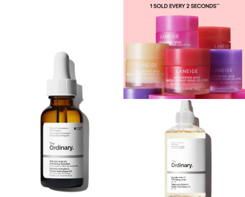 skin care cover photo collage