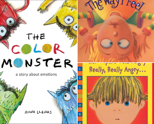 Big Feelings Books for Toddlers (Anger, Anxiety, Sharing, Calm) cover photo collage