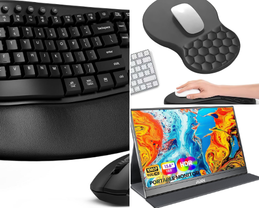 Work from home essentials 👩🏽‍💻✨ cover photo collage
