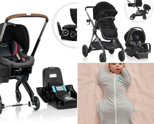 Baby items cover photo collage