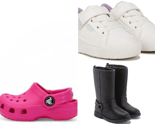 Toddler shoes cover photo collage