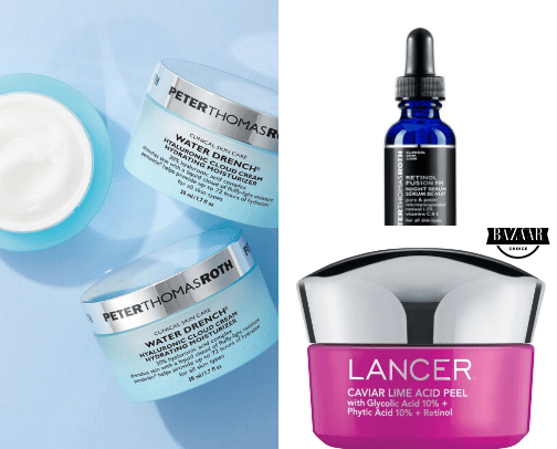 My daily anti-aging skin routine cover photo collage