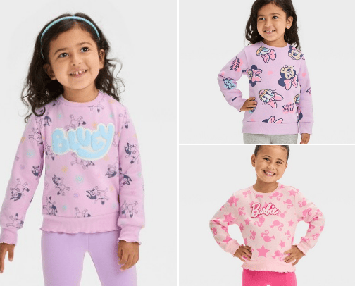 Target toddler crew necks under $12! cover photo collage