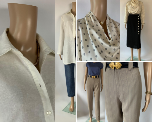 Chic and Wearable Summer Office Clothes and Shoes! All Vintage! cover photo collage