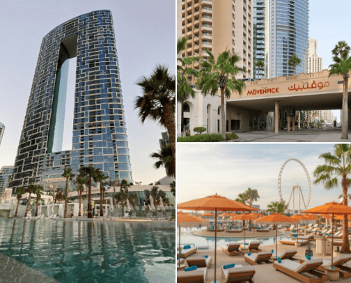 Dubai must stays and things to do ✈️ 🇦🇪 ☀️ cover photo collage