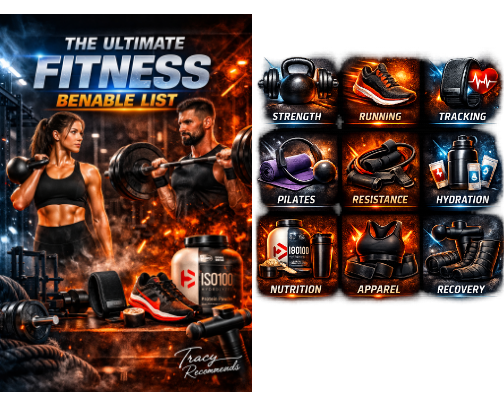🏋️‍♀️ THE ULTIMATE FITNESS LIST 🏋️‍♀️ cover photo collage