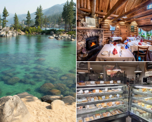 Trails, Lakes & Local Plates: My Reno-Tahoe Wellness Guide cover photo collage
