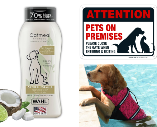 Pet essentials cover photo collage