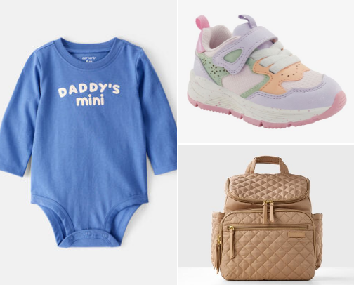 Carter's brand for baby and kids cover photo collage