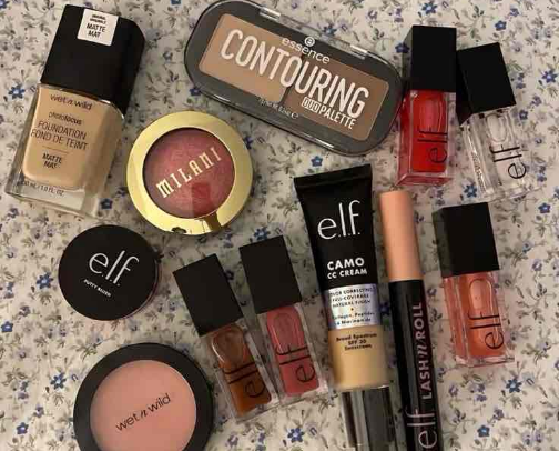 Best low budget drugstore make-up cover photo collage