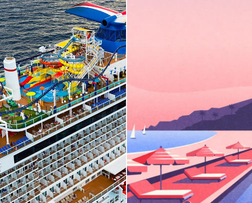 Travel cover photo collage