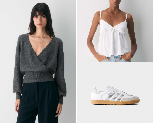 my current aritzia wish list! cover photo collage