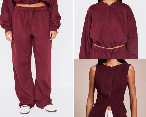 Winter in Wine: Burgundy Fashion Must-Haves for the Cold Season cover photo collage