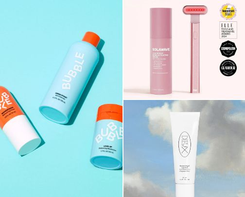 My skincare routine cover photo collage