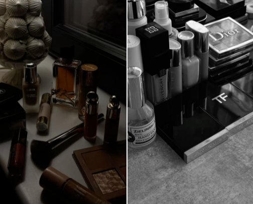 “Makeup is art, your face is the canvas.” cover photo collage