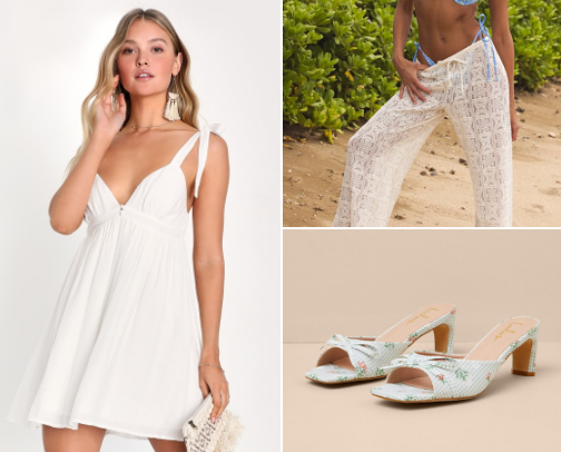 summer wardrobe 🐚🌺 cover photo collage