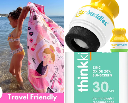 Beach Needs - mom edition cover photo collage