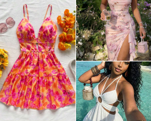 Cute Summer Dress cover photo collage