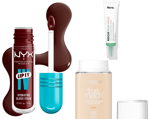My favorite beauty recs cover photo collage