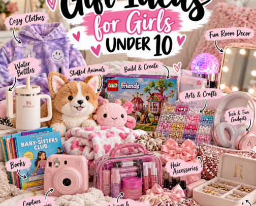 Gift ideas for girls under 10 cover photo collage