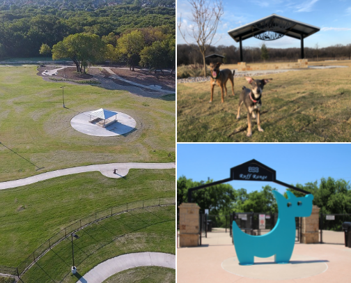DFW Dog Parks, Trails & Splash Pads (Dallas–Fort Worth, TX) cover photo collage