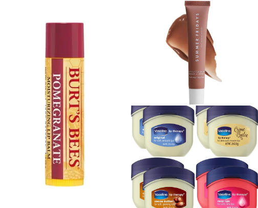 essential lip care products 💗 cover photo collage