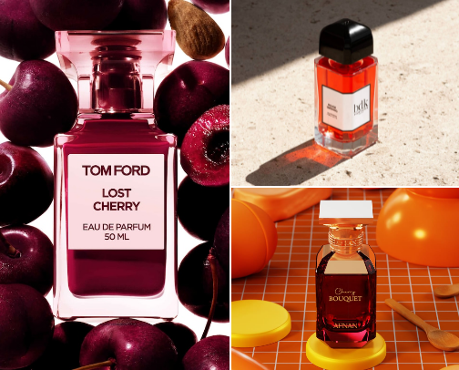 My best cherry parfumes 🍒🫶🏽✨ cover photo collage