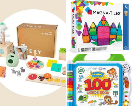 Toddler Toys That Keep Kids Busy cover photo collage