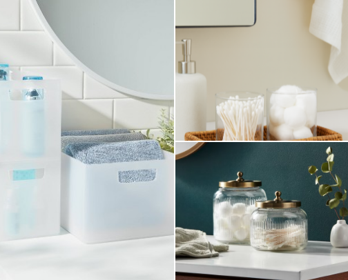 Bathroom Organization Must Haves cover photo collage