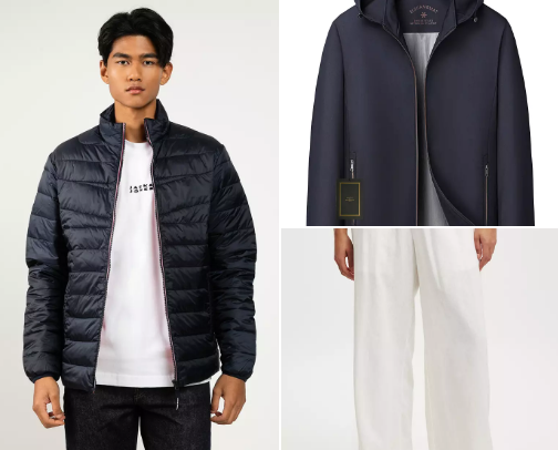 four seasons fashion apparel cover photo collage