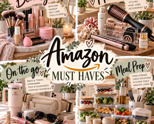 Amazon Must Haves cover photo collage