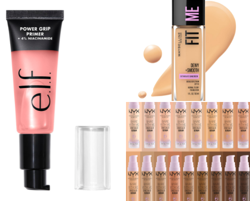 Drugstore makeup / dupes for high end makeup cover photo collage