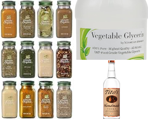 Herbal Tincture Essentials cover photo collage