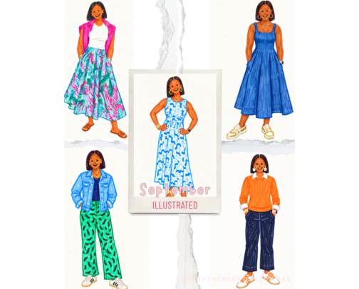 September Outfits cover photo collage