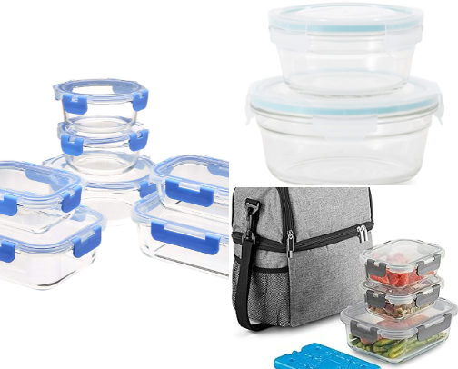 Top 10 Glass Food Storage Containers cover photo collage