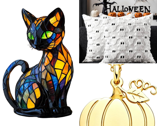 Super Cute Spooky Halloween Decorations!🫣 I am in love with this list! Check it out to see if you love it too! cover photo collage