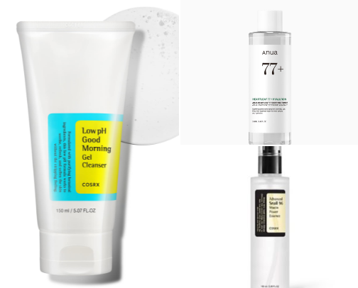 Korean Girls Don't Age — The K-Beauty Products Behind the Glass Skin Secret cover photo collage
