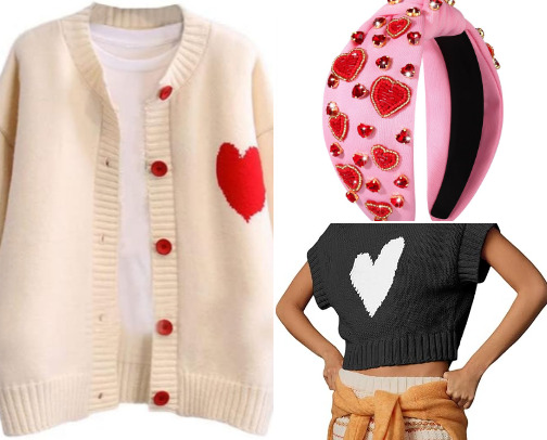 Valentine’s Outfit cover photo collage