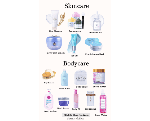 Skincare & Bodycare cover photo collage