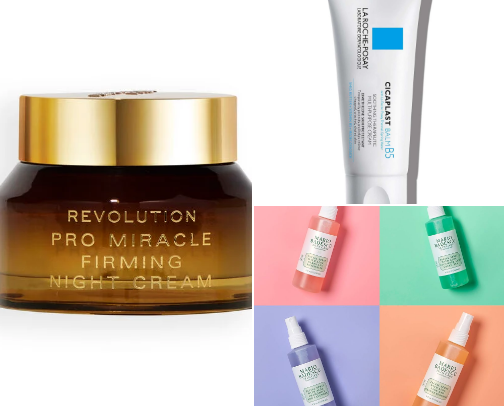Skincare cover photo collage