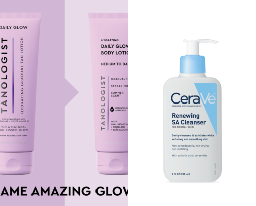 Skincare and Tanning cover photo collage