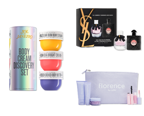 Best gift sets for her under $40 🎀 cover photo collage